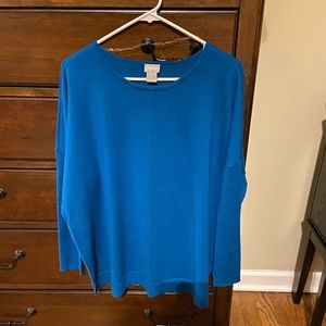 Chico’s Blue Sweater size 2, Large
